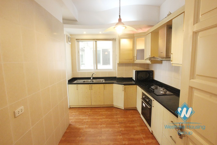 Big size apartment with nice design available for lease in Ciputra, Tay Ho, Hanoi.